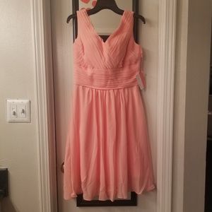 ColsBM Celia Peach Bridesmaid Dress (Size 10)